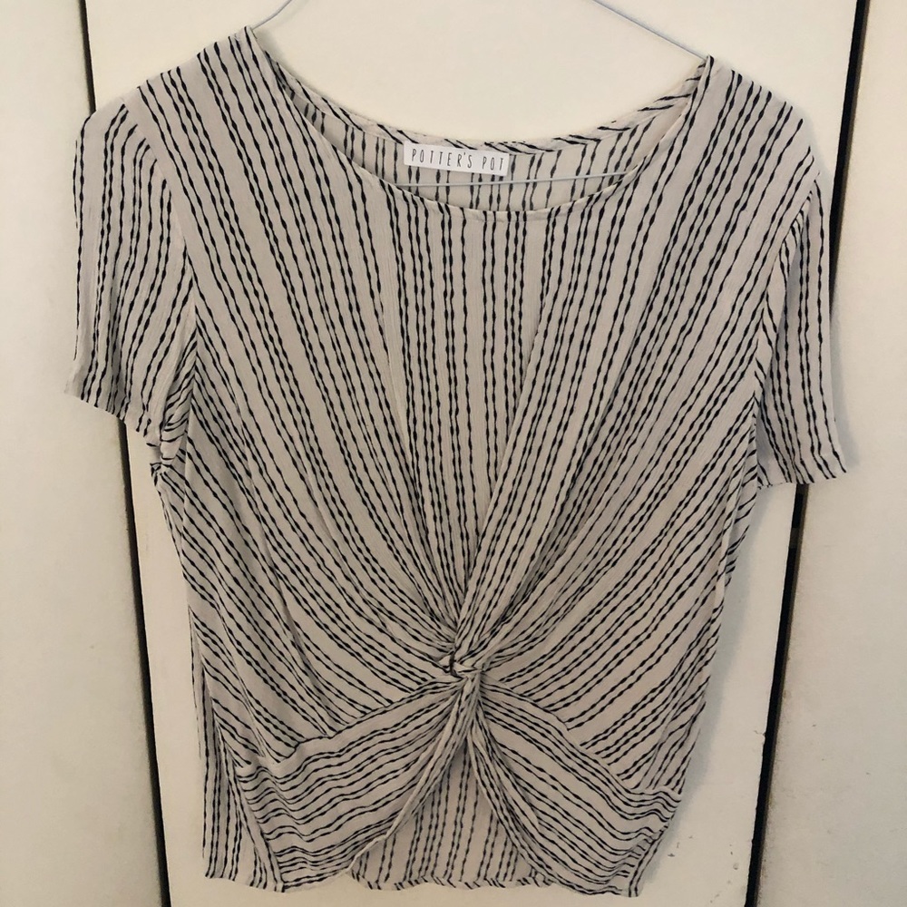 Striped Design Top